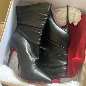 Christian Louboutin 120 calf boots